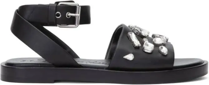 3.1 Phillip Lim Nadine crystal-embellished sandals Black