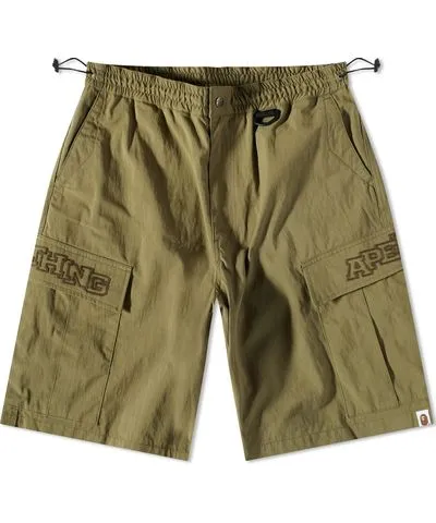 A Bathing Ape Men's Wide Cargo Shorts