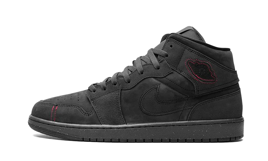 Air Jordan 1 Mid SE Craft Grey Red