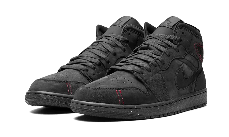 Air Jordan 1 Mid SE Craft Grey Red