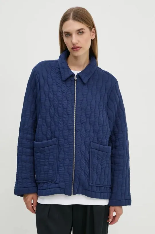 A.P.C. jacket veste fish navy blue color PSAKB.M02982