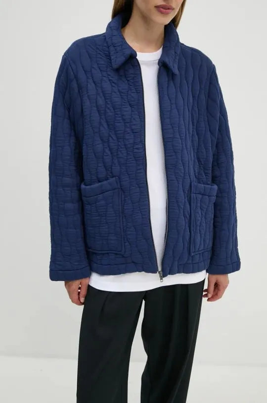 A.P.C. jacket veste fish navy blue color PSAKB.M02982