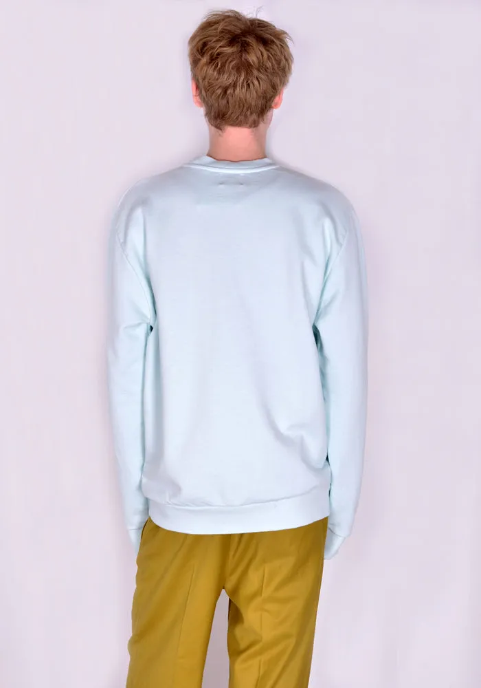 ARTE SS22-025C CRUZ TRIPLE CREWNECK SWEATSHIRT SKYLIGHT BLUE