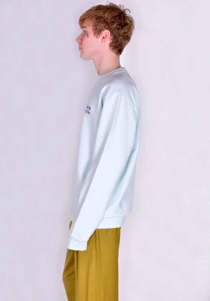 ARTE SS22-025C CRUZ TRIPLE CREWNECK SWEATSHIRT SKYLIGHT BLUE