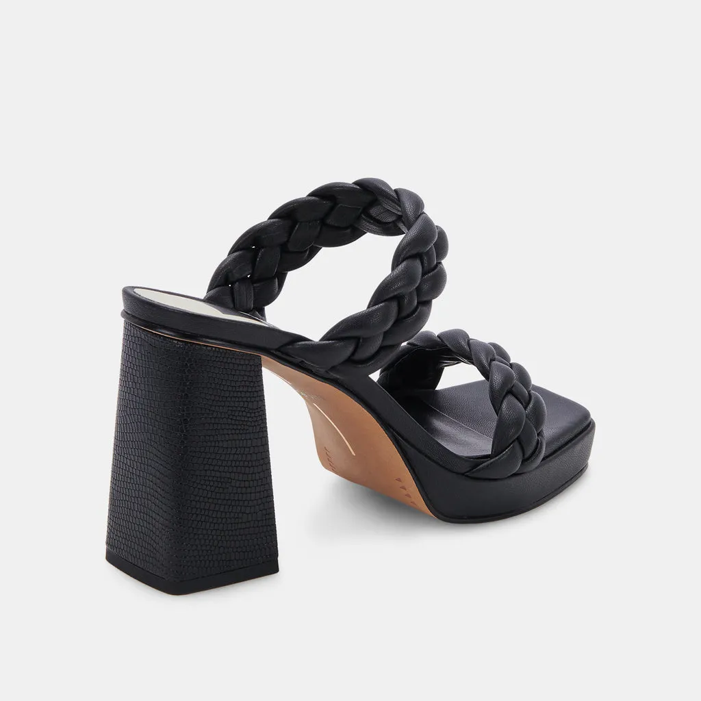 ASHBY Platform Heels Black Stella | Black Stella Heeled Sandals– Dolce Vita 6706779324482