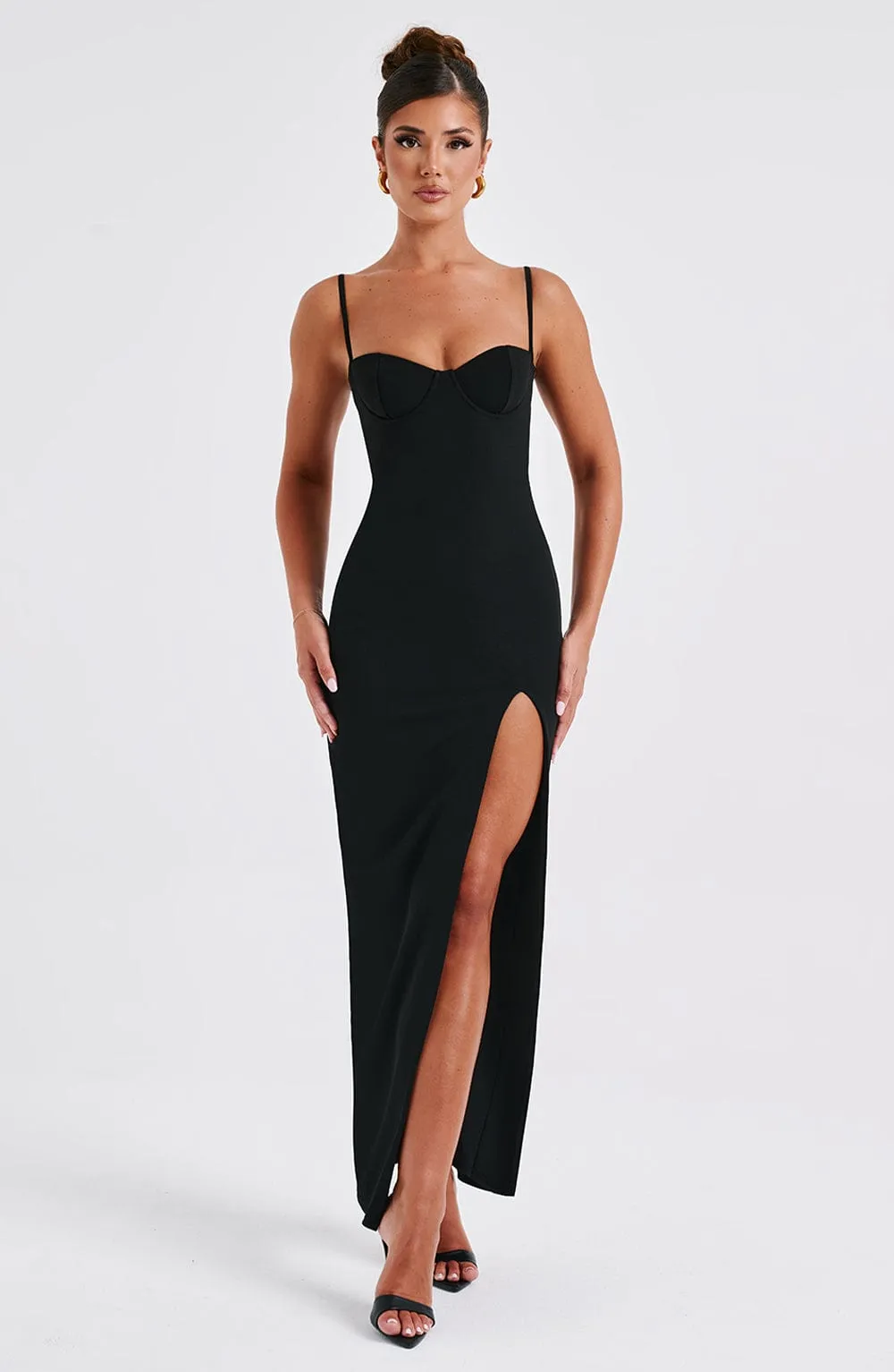 Asteria Maxi Dress - Black