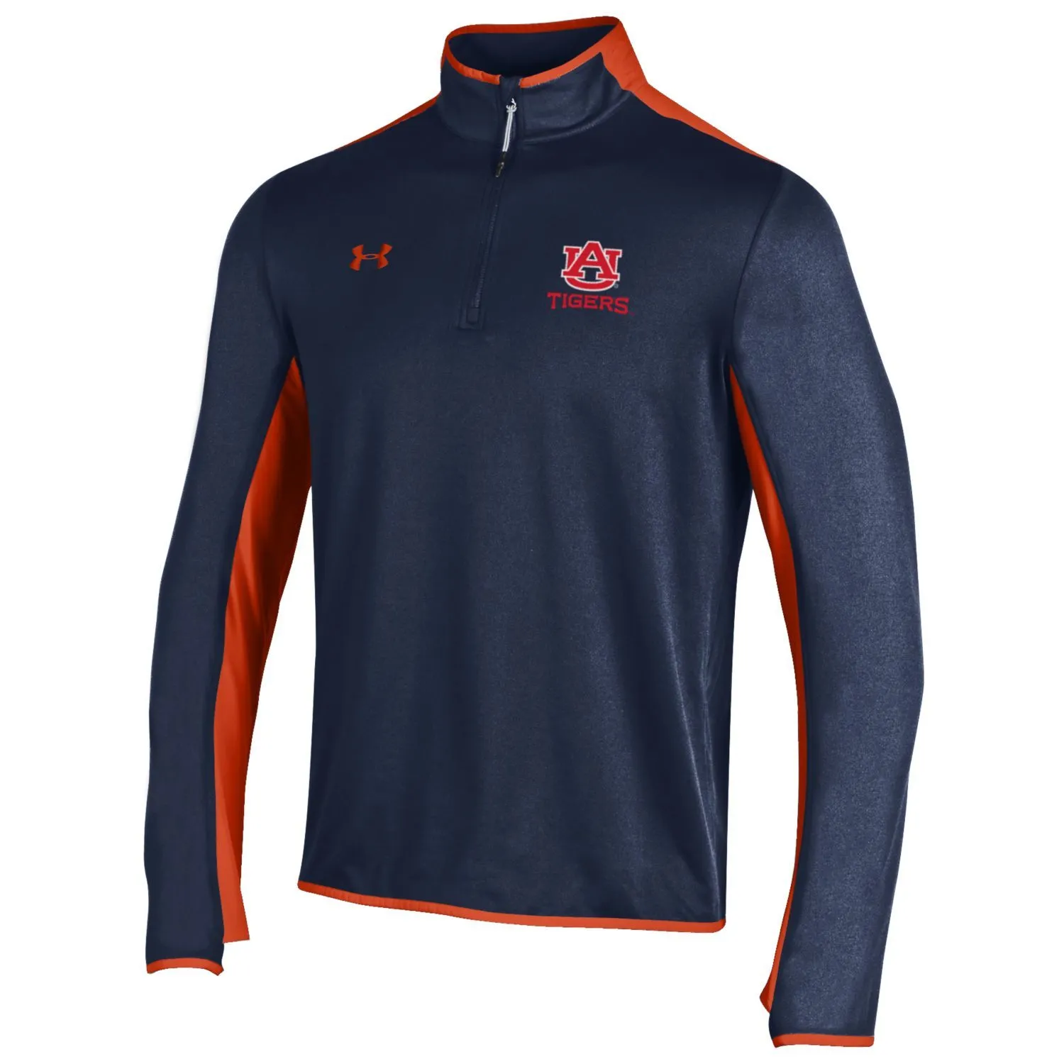 Auburn Tigers Under Armour Navy Survival 1/4 Zip Loose ColdGear Pullover