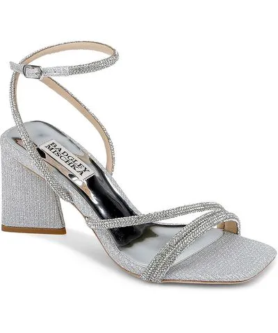 Badgley Mischka Freedom Womens Open Toe Ankle Strap Heels