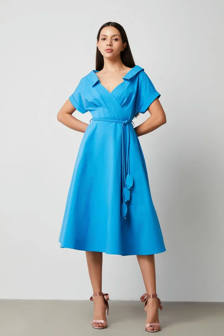 Belted waist dress