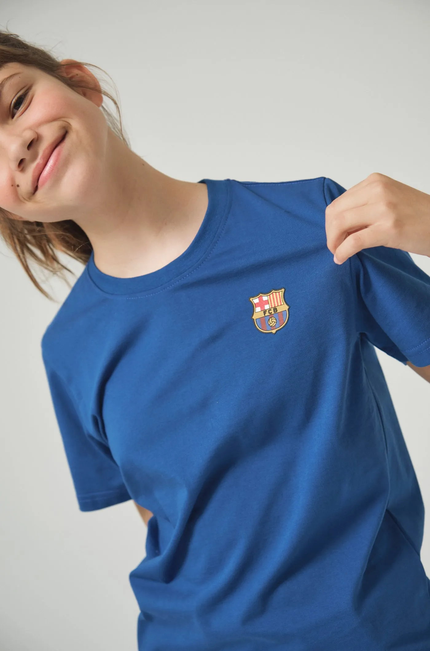 Blue Més que un Club T-shirt - Junior