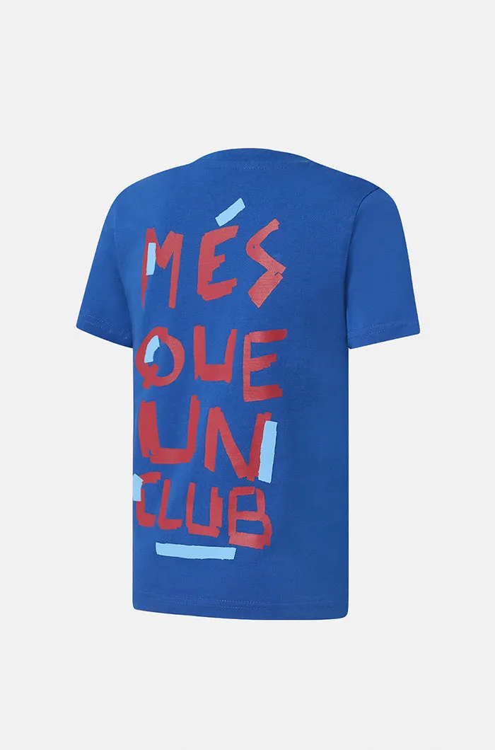 Blue Més que un Club T-shirt - Junior