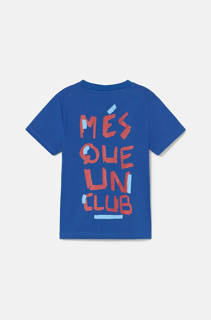 Blue Més que un Club T-shirt - Junior