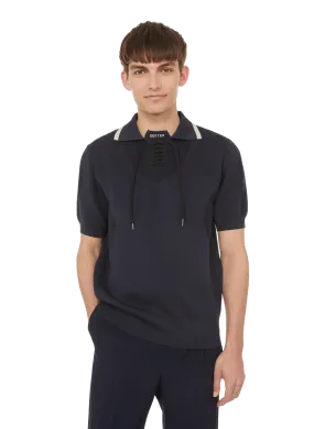 BOTTER  Knitted polo shirt - Blue