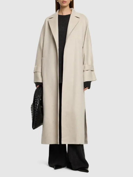 Brunello Cucinelli   Belted cashmere midi coat 