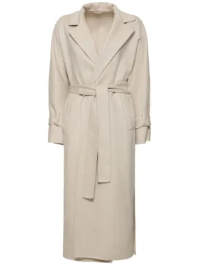 Brunello Cucinelli   Belted cashmere midi coat 