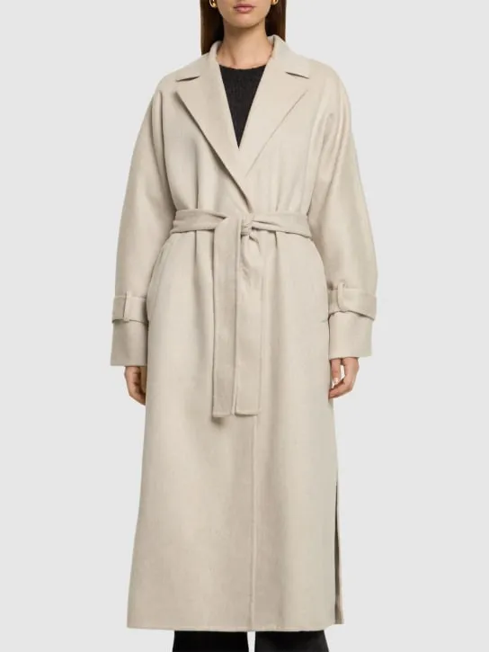 Brunello Cucinelli   Belted cashmere midi coat 