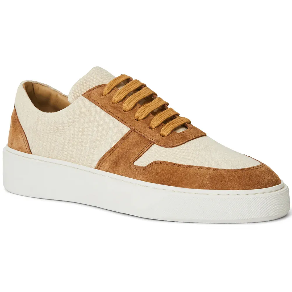 Bruno Magli Darias Canvas Sneaker Sand