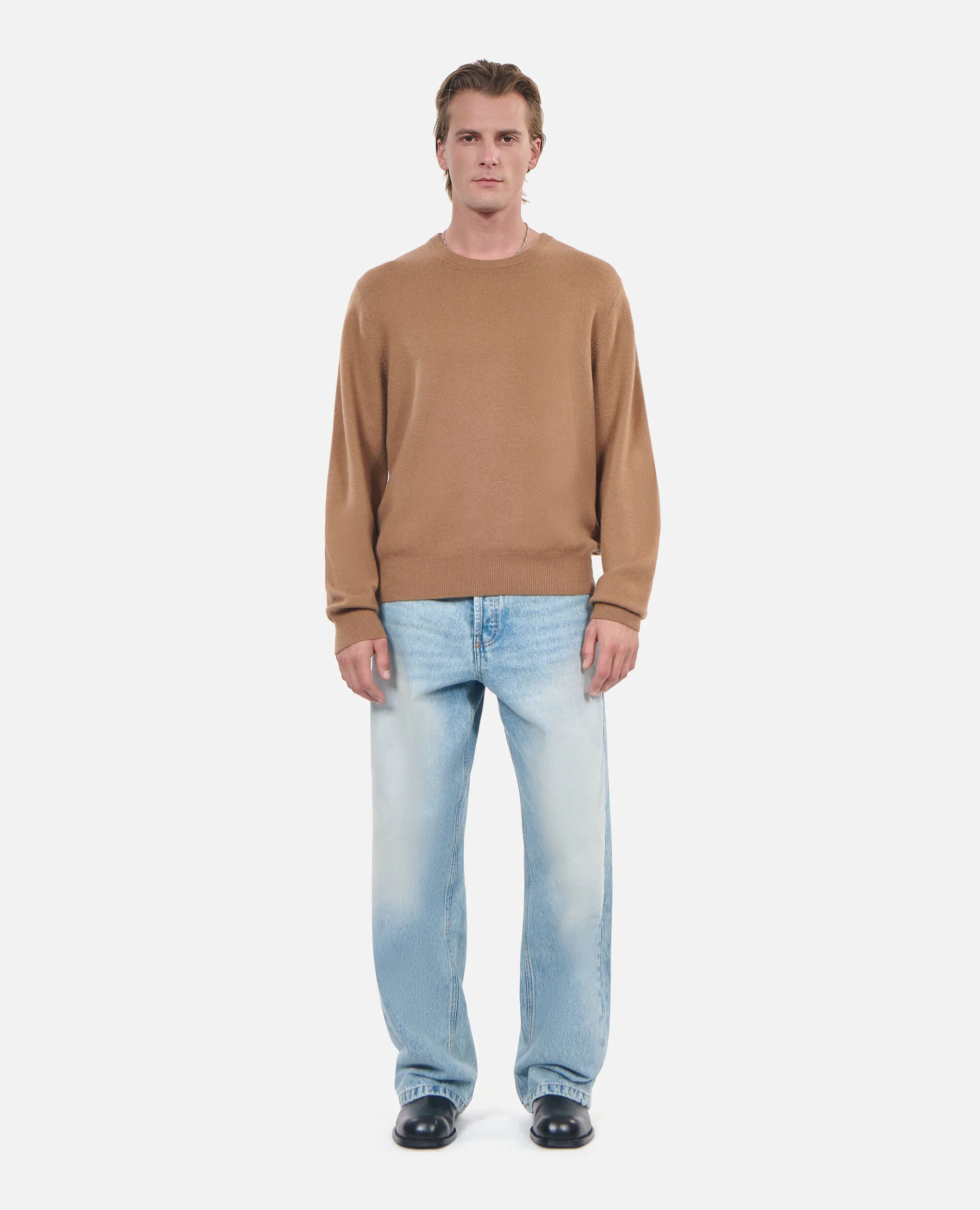 Camel cashmere sweater