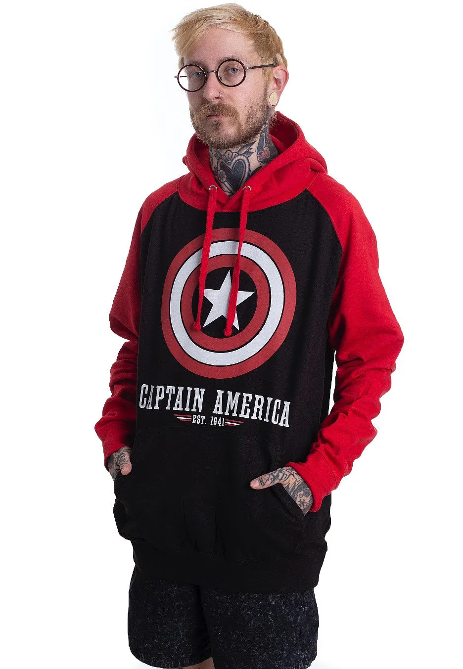 Captain America - Logo Baseball - Hoodie