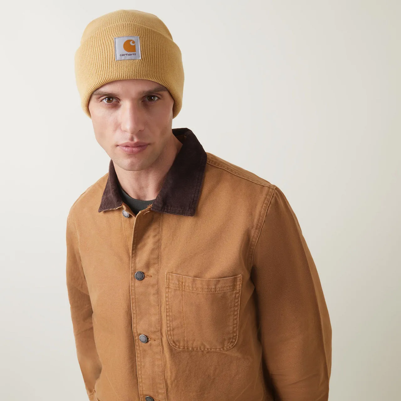 CARHARTT WIP Watch Logo Beanie Hat - 1YHXX