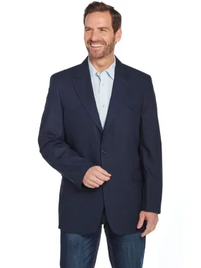 Circle S CC1087-11 Mens Plano Sport Coat Western Jacket Navy