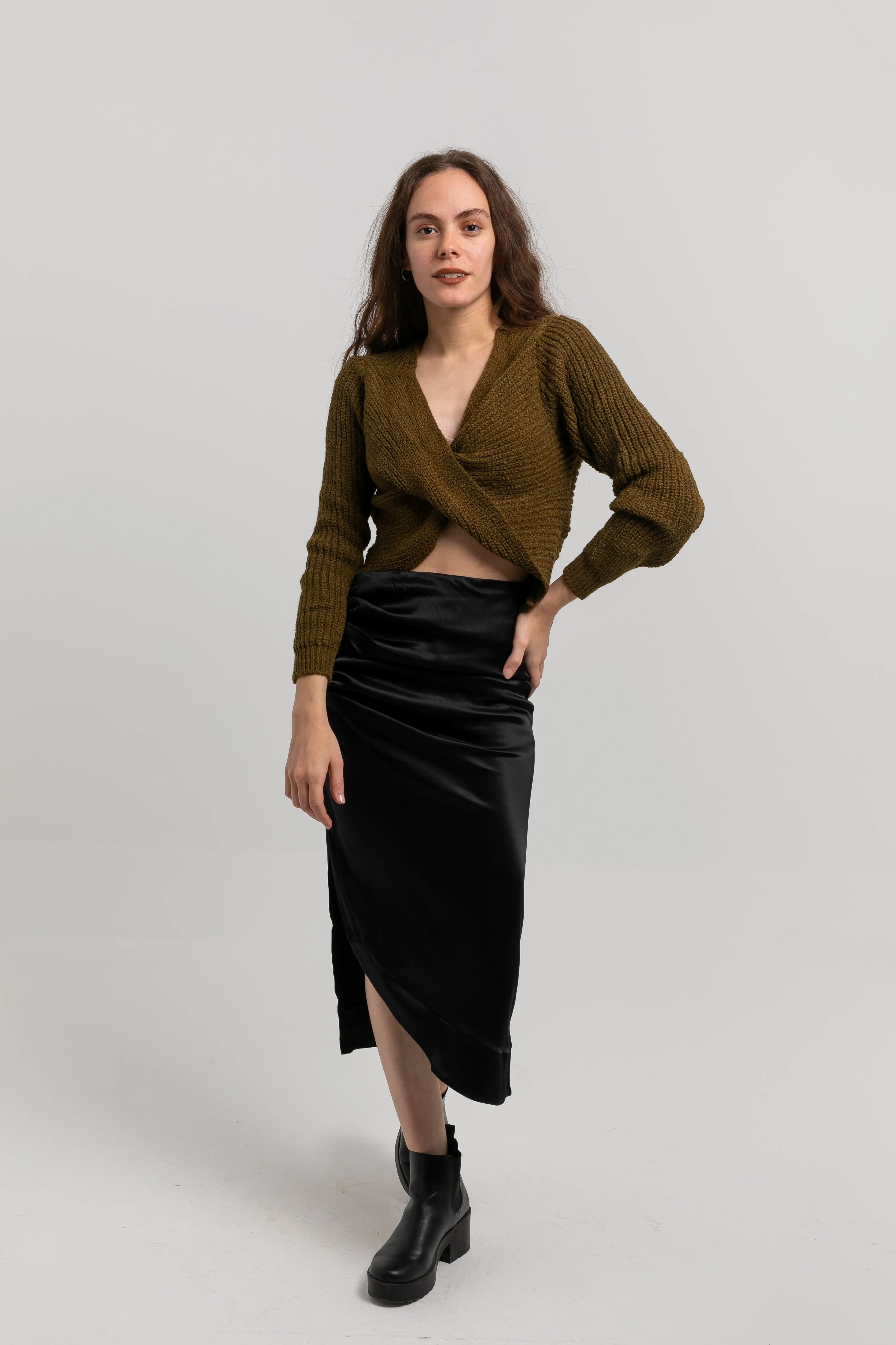 cropped envelope sweater