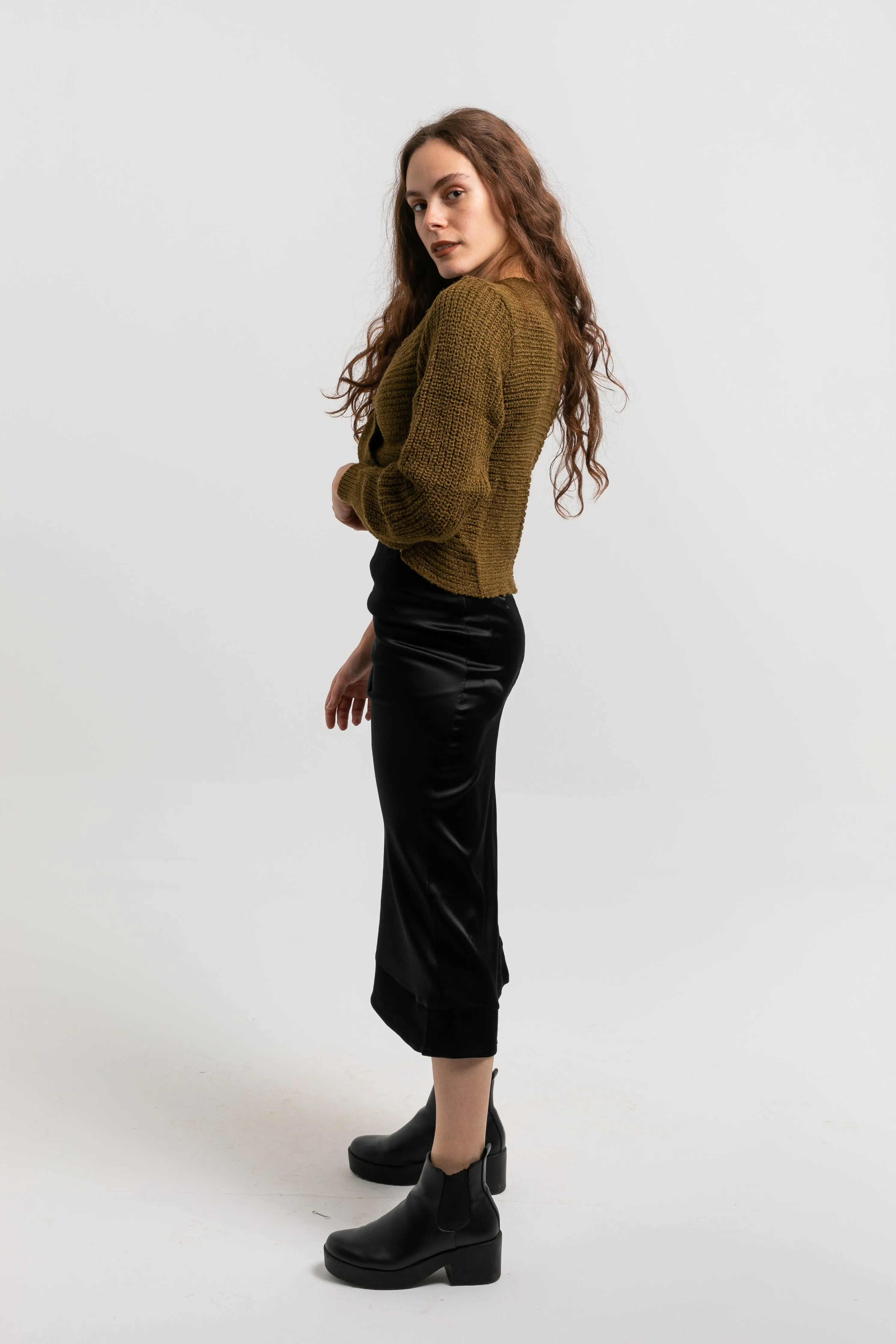 cropped envelope sweater