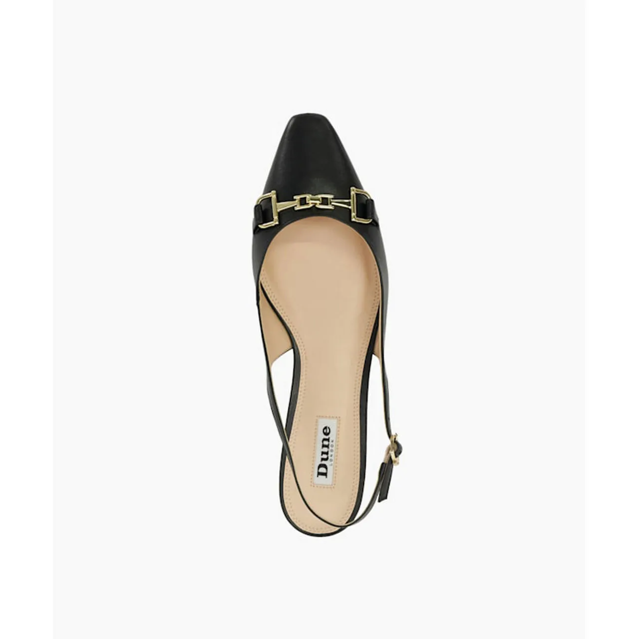 DUNE LONDON Hopewell Slingback Flats - Black