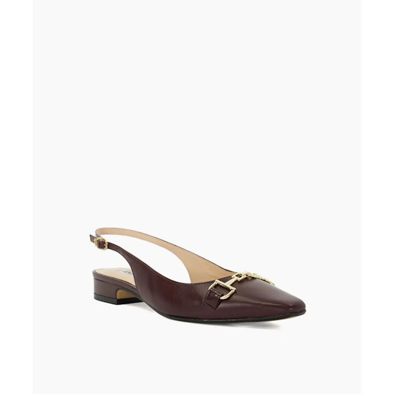 DUNE LONDON Hopewell Slingback Flats - Red