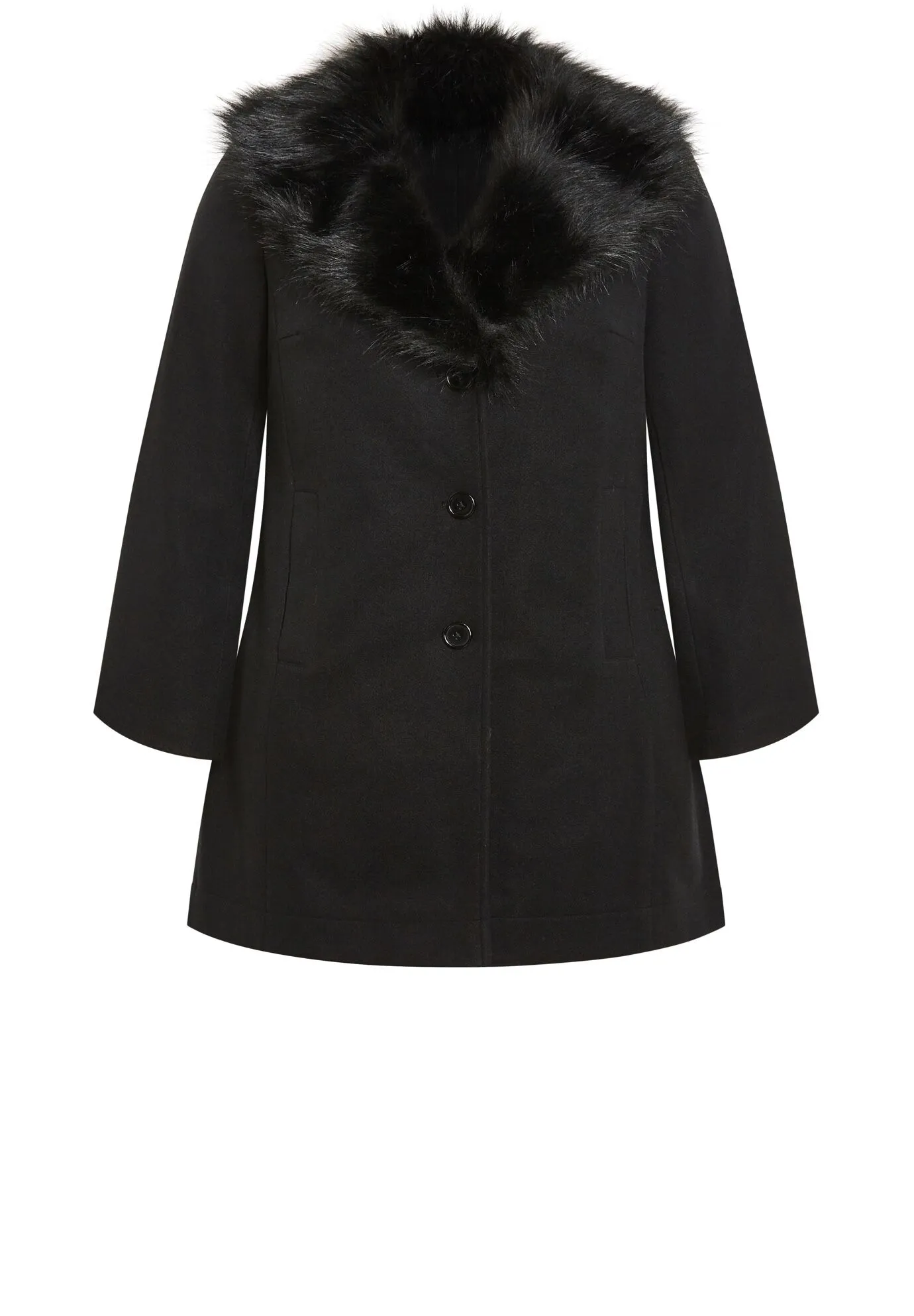 Elle Faux Wool Coat