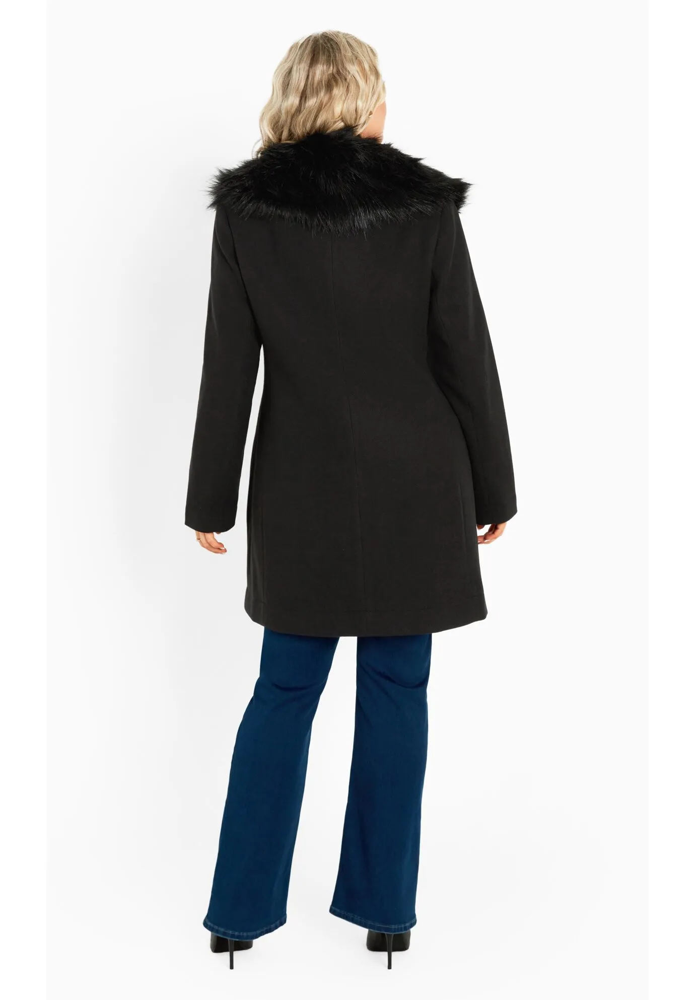 Elle Faux Wool Coat