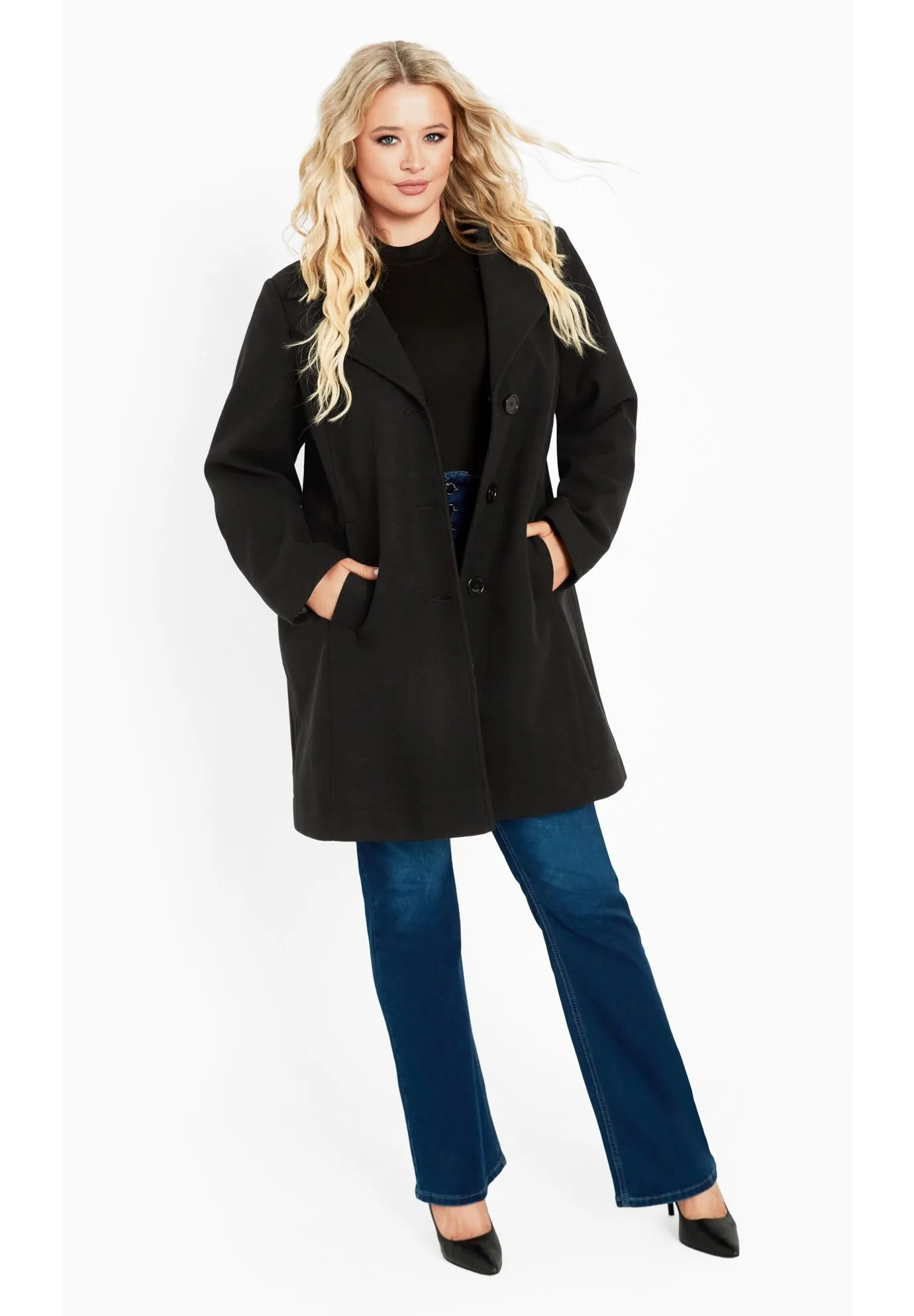 Elle Faux Wool Coat