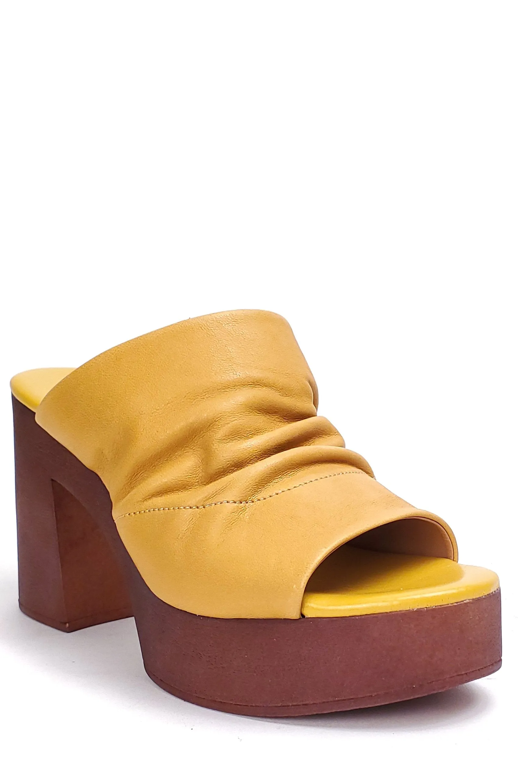 Eloise Yellow Leather