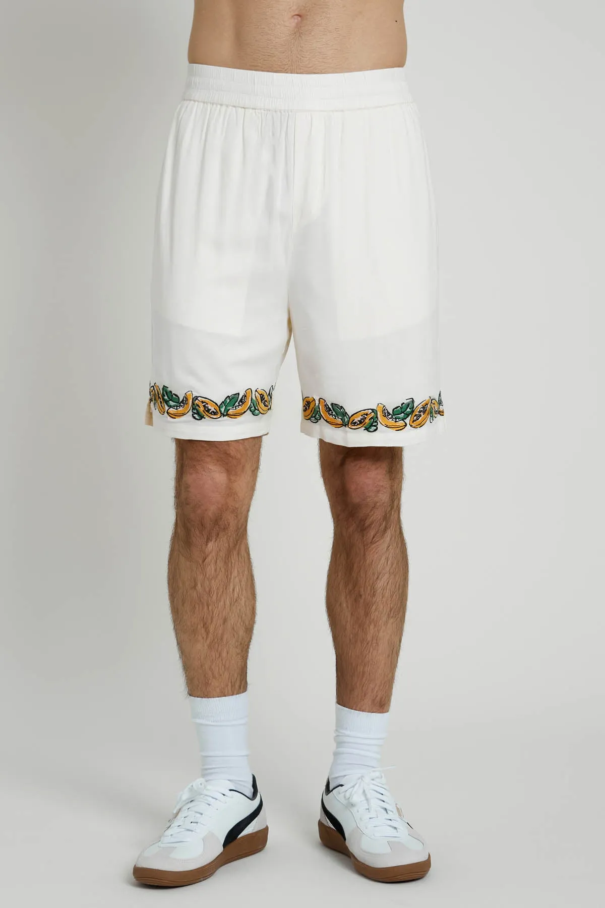 ETAERIO EMBROIDERED SHORT