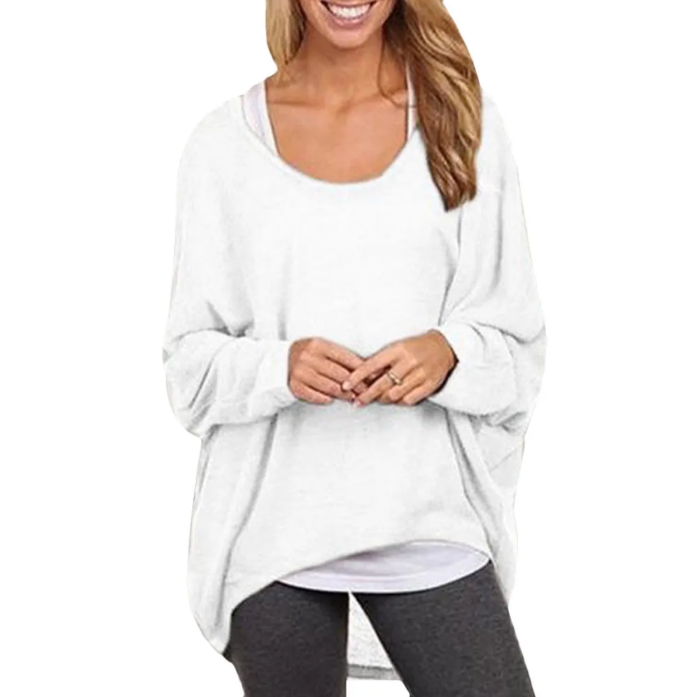 Feida Women Long Sleeve Oversized Sweater and Pullovers Oversized Baggy Loose Jumper Tops Pull