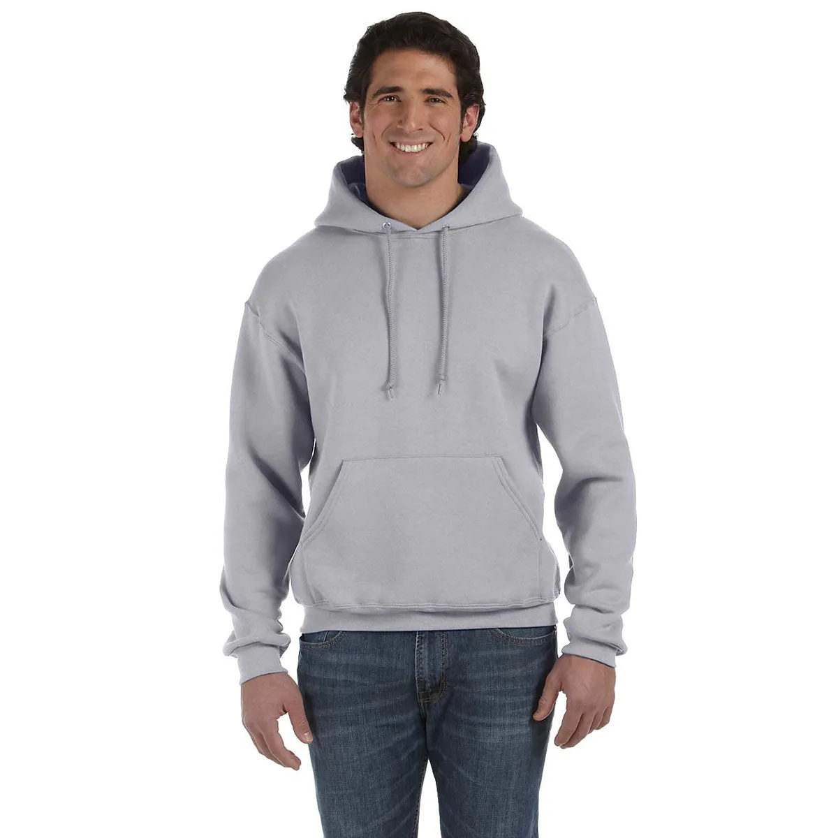 Fruit of the Loom Men's Athletic Heather 12 oz. Supercotton Pullover Hood