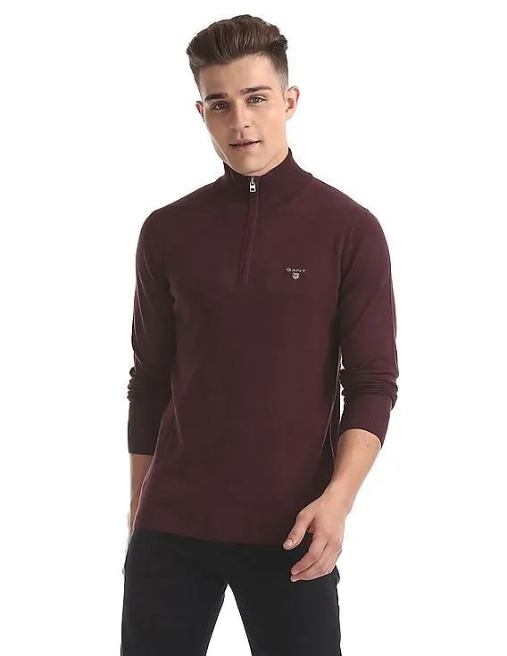 Gant Cotton Wool Zip Sweater