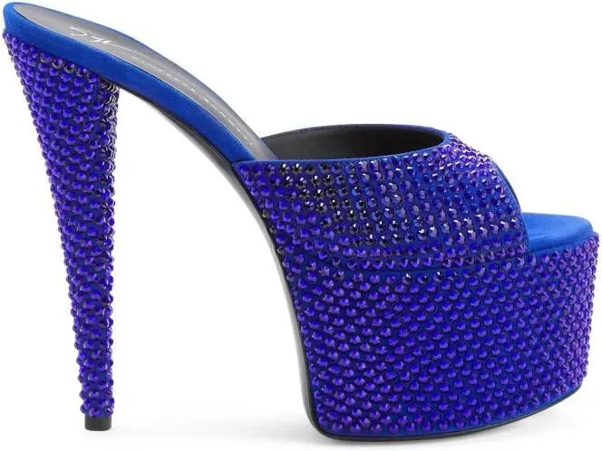 Giuseppe Zanotti Aida 150mm platform sandals Blue