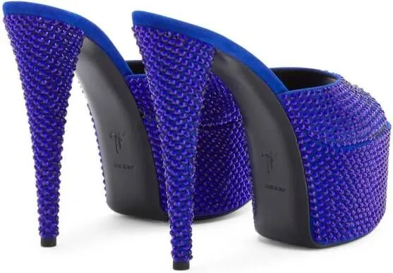 Giuseppe Zanotti Aida 150mm platform sandals Blue