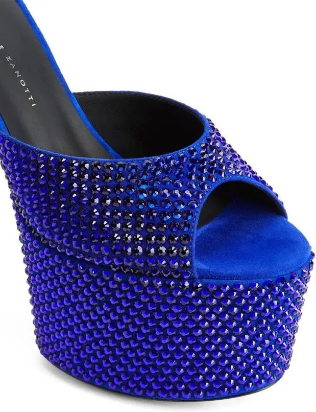 Giuseppe Zanotti Aida 150mm platform sandals Blue