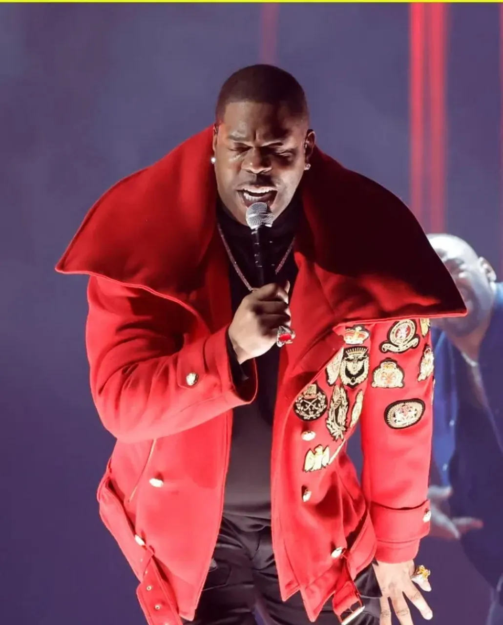 Grammy 2023 Busta Rhymes Red Coat