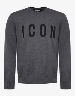 Grey Icon Sweater