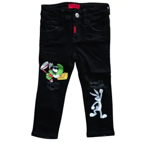 Haus of JR Looney Fam Denim Pants (Black)