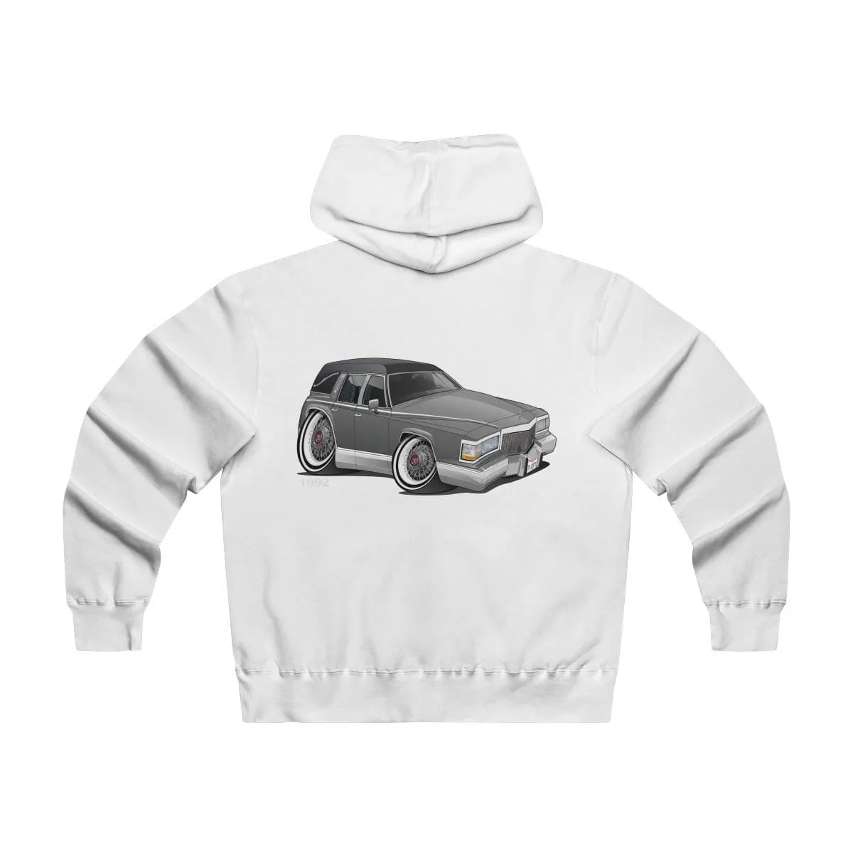 Hearse Men's Lightweight Zip Hooded Sweatshirt