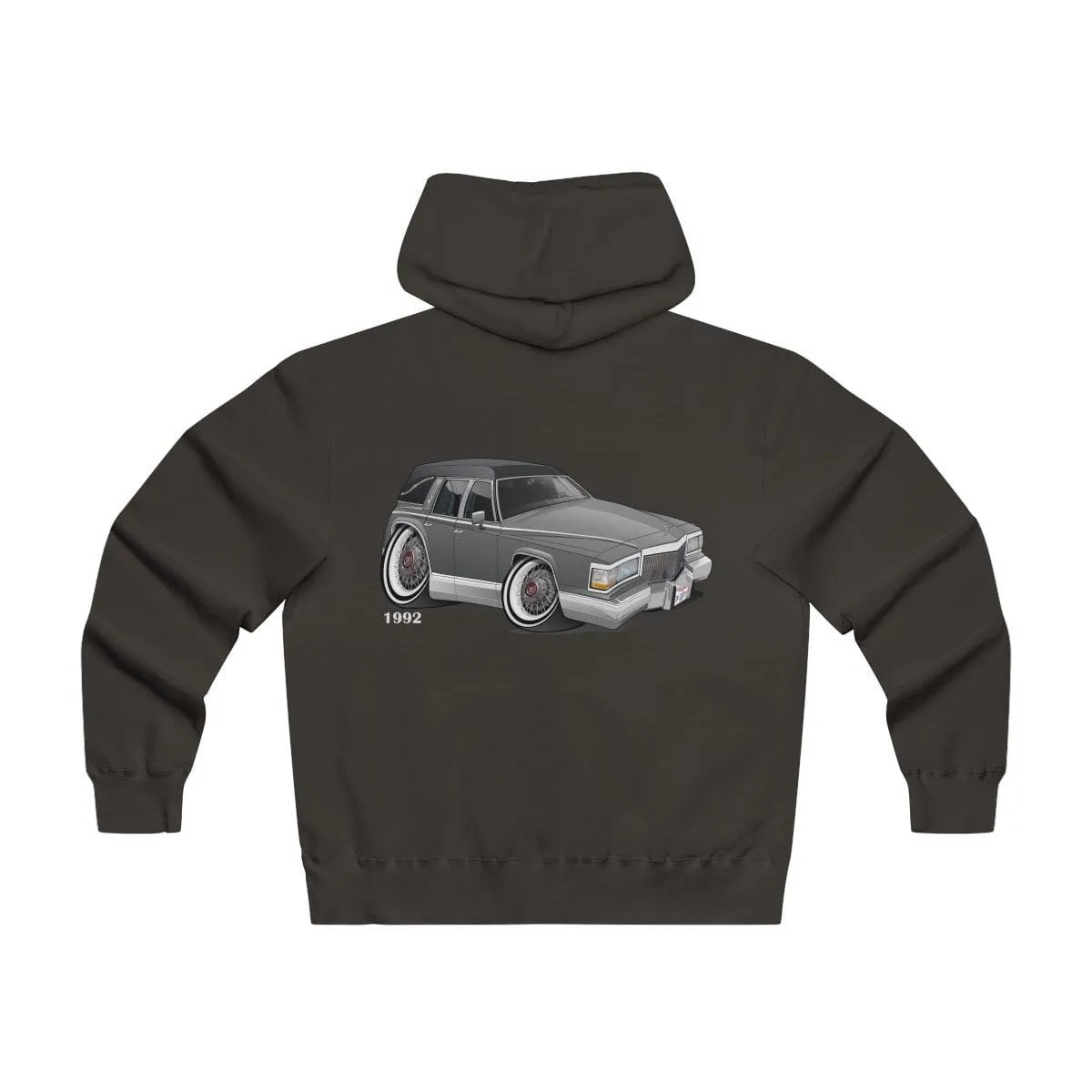 Hearse Men's Lightweight Zip Hooded Sweatshirt