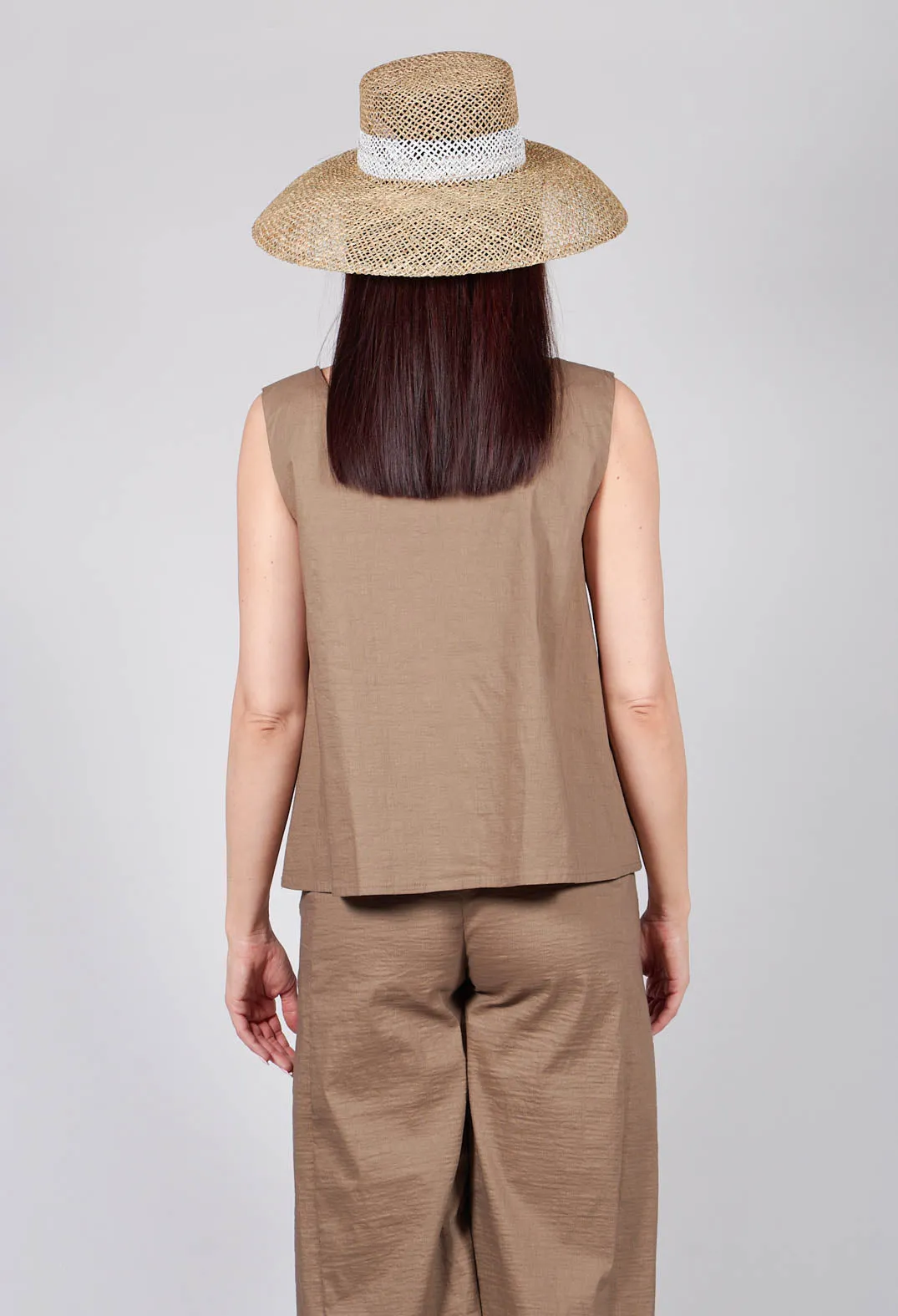 Jamil Hat In Natural Rattan