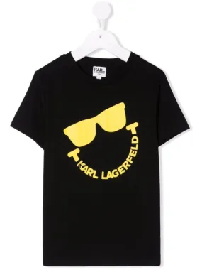 Karl Lagerfeld T-Shirt Smiley Black