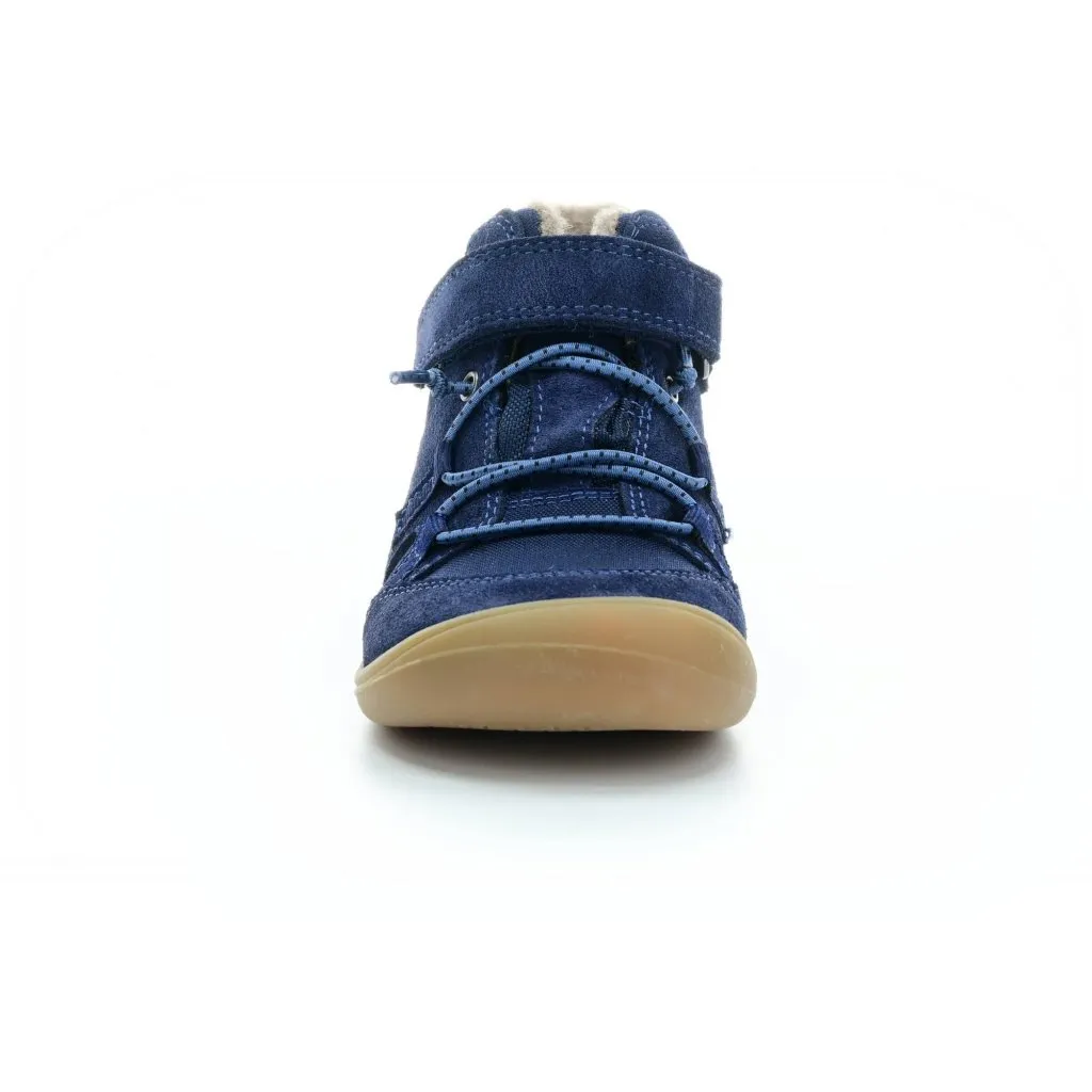 Koel4kids Beau Wool blue winter barefoot shoes