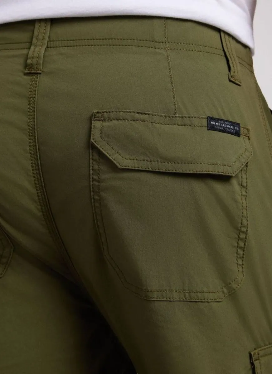 Lee Extreme Motion Cargo Shorts Olive Night