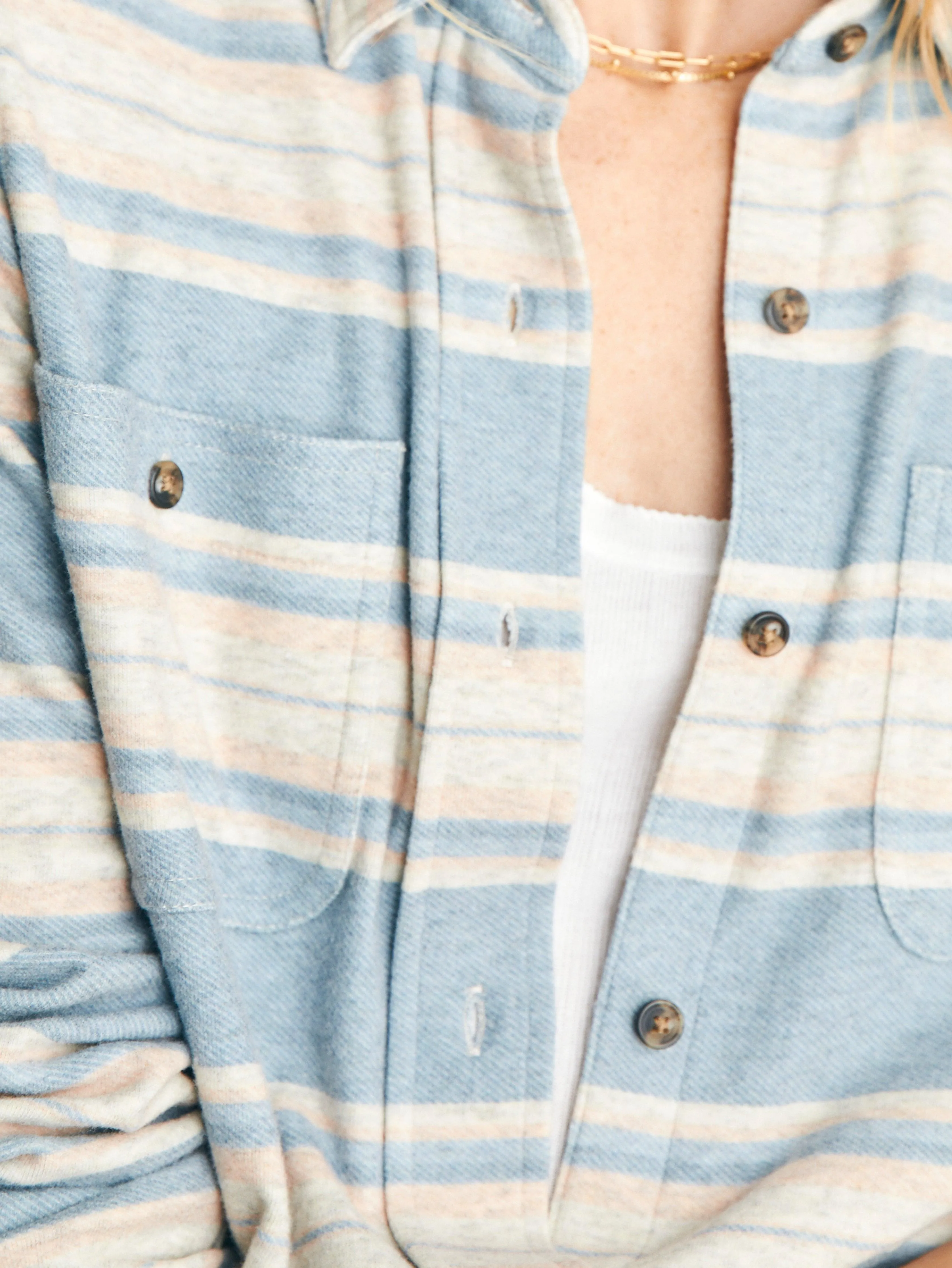 Legend Sweater Shirt - Coastline Stripe